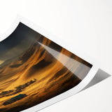 Extra large wall art featuring line art flowers in neutral tones on a rolled print, ideal for large living room wall decor.