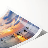 Extra large wall art depicting line art flowers in soft earth tones on rolled print, suitable for large living room decor.