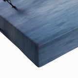 Large art of a black and white Sri Lankan landscape on stretched canvas, suitable for bedroom wall decor.