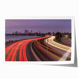 Extra large rolled print of Perth, Australia scenery in soft pastel colors, ideal for art wall dining room.