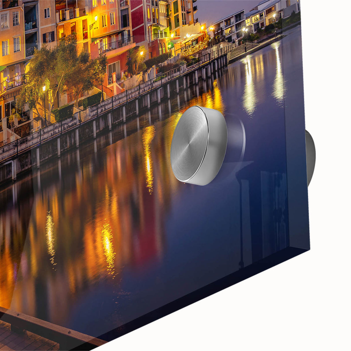Large abstract wall art of Queensland scenery in mid-century modernist style on acrylic glass, suited for dining room art.