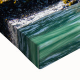 Black and white large art canvas of British Columbia landscape, ideal for bedroom wall decor.