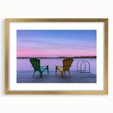 Extra large abstract art print of a textured Manitoba scenery in gold frame, ideal for living room decor.