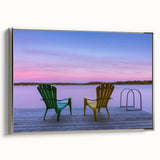 Landscape art painting depicting Manitoba scenery on framed canvas, featuring muted black and colorful tones.