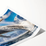 Extra large wall art featuring line art flowers in muted earth tones on a rolled print, suitable for large living room decor.