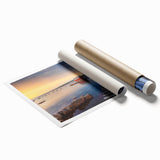 Extra large rolled print depicting vibrant floral scenery in Newfoundland, ideal for classy bathroom wall art.