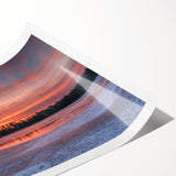 Extra large wall art featuring line art flowers in soft pastel shades on a rolled canvas, ideal for large living room decor.