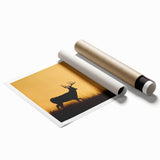 Extra large rolled print of a serene Saskatchewan landscape with soft floral elements in muted earth tones.