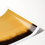 Extra large rolled print featuring line art flowers in subtle hues, ideal for large living room wall decor.