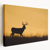 Scenic Saskatchewan landscape on large stretched canvas, in muted earth tones, ideal for kitchen wall art.