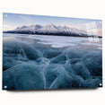 Acrylic print of Yukon scenery in muted earth tones, ideal for bedroom or dining room decor.