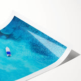 Extra large wall art featuring line art flowers in soft pastel shades on a rolled canvas, ideal for large living room decor.