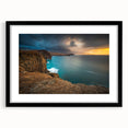 Extra large framed wall art depicting an abstract, colorful Puerto Rican scenery in vibrant hues on textured canvas.