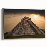 Landscape art painting of a Belize scenery on framed canvas.