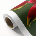Art deco poster featuring a vibrant scene of Costa Rica on a rolled canvas, ideal for dining room wall art.