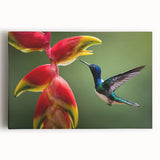 Black and white stretched canvas of a Costa Rican landscape, suitable as large kitchen art.