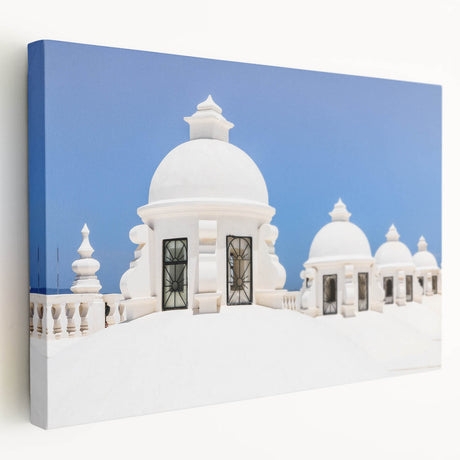 Large canvas print of a vibrant Central American landscape, ideal for kitchen wall art.