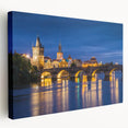 Large canvas print depicting a scenic view of a Czech Republic landscape, ideal for kitchen wall art.