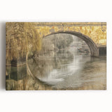 Black and white stretched canvas of Bath, England skyline, ideal for kitchen wall art.