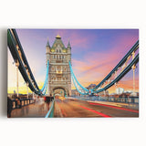 Black and white canvas print of the London skyline, ideal for kitchen wall art or bedroom decor.