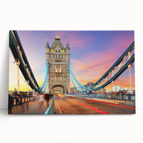 Black and white large art print of London scenery on stretched canvas, ideal for kitchen wall art.