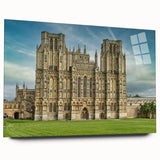 Acrylic print of Oxford, England scenery, featuring muted earth tones, ideal for bedroom or dining room art.