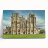 Black and white photo of Oxford skyline on large stretched canvas, suited for kitchen wall art.