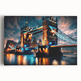 Black and white large art canvas of the Thames River in England, suitable for kitchen or bedroom decor.