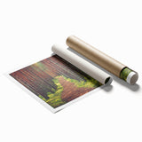 Extra large rolled print featuring a serene floral scene in soft pastel shades, ideal for classy bathroom wall art.