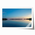 Extra large rolled print featuring a serene Finnish landscape with lush greenery and a tranquil lake.
