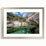 Extra large framed abstract art print of a textured Corsican landscape in muted earth tones, ideal for living room decor.