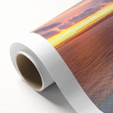 Art Deco poster of Nice, France, in muted blue and cream tones on rolled canvas, ideal for nursery wall art.