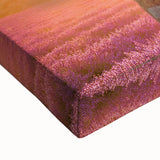 Black and white landscape art painting of Provence on stretched canvas, ideal for bedroom wall decor.