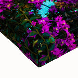 Black and white landscape art painting of a serene French countryside on stretched canvas, ideal for bedroom wall art.