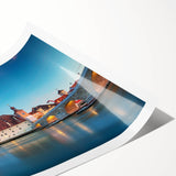 Extra large rolled print of line art flowers in muted earth tones, ideal for large living room wall art.