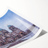 Extra large wall art featuring line art flowers in black and white, ideal for large living room decor.