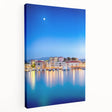 Large canvas print of a Crete, Greece landscape in muted earth tones, suitable for kitchen wall art.