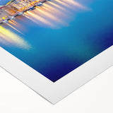 Art deco poster of Crete, Greece scenery on rolled canvas, featuring pastel hues, ideal for dining room wall art.