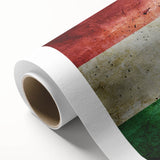 Art Deco poster of a European scenery in Hungary on a rolled canvas, suitable for nursery wall art.