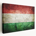 European scenery in muted earth tones on a large stretched canvas, ideal for kitchen wall art.