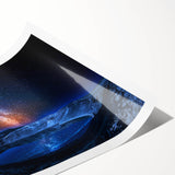 Extra large wall art featuring line art flowers in black and white, on a rolled canvas, ideal for large living room decor.