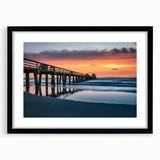 Extra large framed print depicting a colorful abstract art of Naples scenery in vibrant hues, ideal for living room decor.