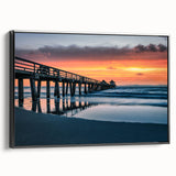 Black and white framed canvas of a vintage Naples landscape, ideal for bedroom wall decor.