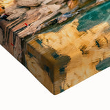 Large art of Rome's landscape in black and white on stretched canvas, ideal for bedroom wall decor.