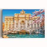 Black and white photograph of the Colosseum in Rome on a large stretched canvas, ideal for kitchen wall art.