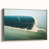 Vintage poster art of a European Latvia scenery on a framed canvas, featuring vibrant colors, ideal for living room decor.