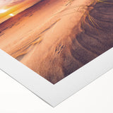 Art deco poster of a European Lithuanian scenery in muted earth tones on rolled canvas, suitable for dining room wall art.