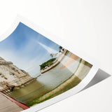 Extra large wall art featuring line art flowers in soft gray tones on a rolled canvas, ideal for large living room decor.