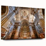 Large abstract wall art of Andalucia, Spain scenery in muted earth tones on acrylic glass.