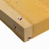 Black and white landscape art painting of a European scenery on stretched canvas, ideal for bedroom wall art.